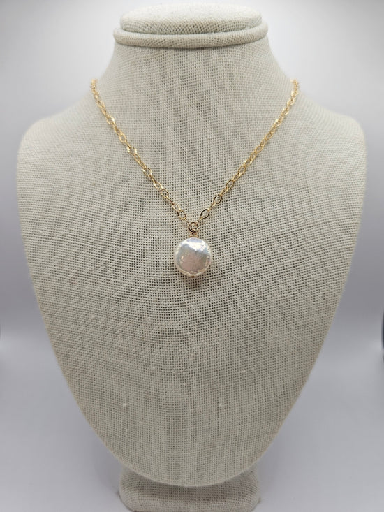 Coin Pearl Necklace